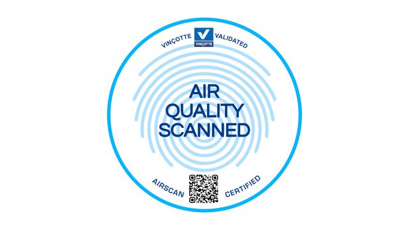 Airscanned label